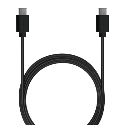 Puro - USB-C 3.1USB-C-kabel, 1 m - Svart