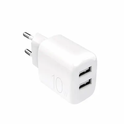 Puro Väggladdare 10W 2x USB-A Prolite - Vit