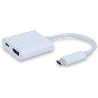 Qnect Adapter USB-C Hane - HDMI Hona+USB-C