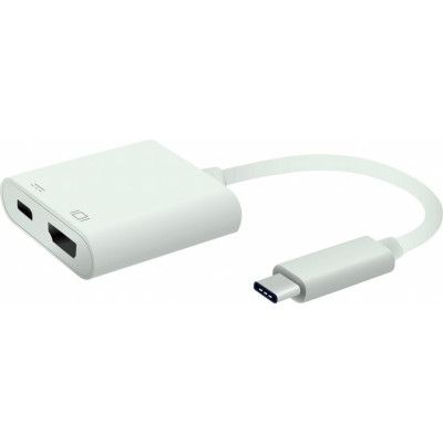 Qnect Adapter USB-C - HDMI + USB-C Charge
