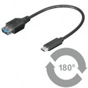 Qnect USB 3.1 SuperSpeed+ Adapter Typ C till USB 3.0 A