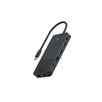 RAPOO Multiport UCM-2006 12-i-1 USB-C-Adapter