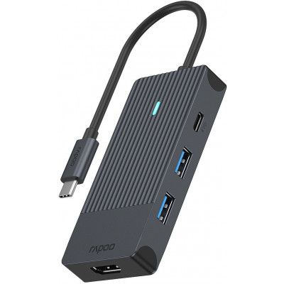 Rapoo UCM-2001 4-i-1 USB-C Multiport Adapter