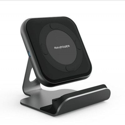 RAVPower Trådlös Qi-laddare Med Ställ