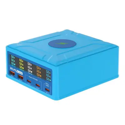 RELIFE RL-304R 260W GAN Laddare Multi-Port Snabbladdare 15W Trådlös LCD