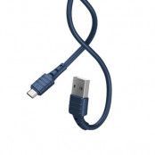 REMAX kabel USB till Micro Skin-Friendly 2,4A RC-179m blå