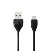 REMAX Lesu Data Micro-USB Kabel 1m - Svart