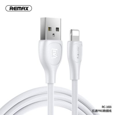 REMAX Lesu Pro USB till Lightning 8-pin Kabel 2.1A - Vit