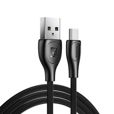 Remax Lesu Pro USB Till Micro USB Kabel 1 m - Svart
