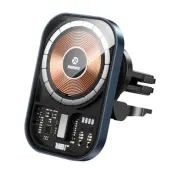 REMAX MagSafe Bilhållare Luftventil Trådlös Laddare 15W