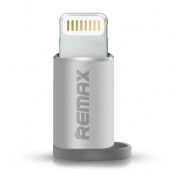 Remax micro USB - lightning adapter Silver