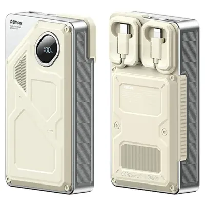 REMAX Powerbank 20000mAh 20W/22.5W FCP-28 Dual Kabel - Vit