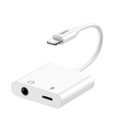 Remax Remine Lightning Adapter 3.5 mm Minijack - Vit