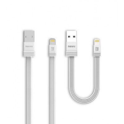 Remax Tengy 2x USB lightning Kabel Set 1M/16CM Vit