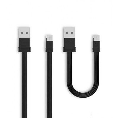 Remax Tengy 2x USB micro USB Kabel Set 1M/16CM Svart