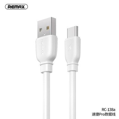 REMAX USB-C kabel Suji Pro 2,1A RC-138a Vit