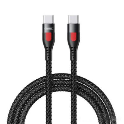 Remax USB-C till USB-C 65W Kabel 1m - Svart