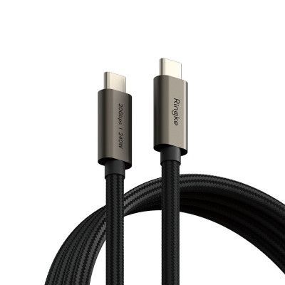 Ringke USB-C till USB-C kabel 1m - Svart