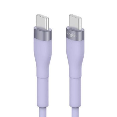 Ringke USB-C till USB-C Kabel 480Mb/s 60W 1.2m - Lila