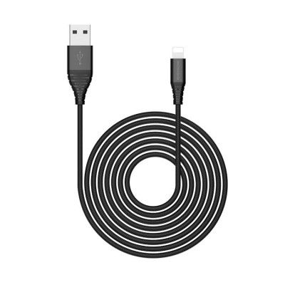 Riversong USB Till Lightning 1m Kabel 2.4A Alpha S CL32 Svart