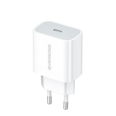 Riversong Väggladdare USB-C 20W PowerKub 20 - Vit