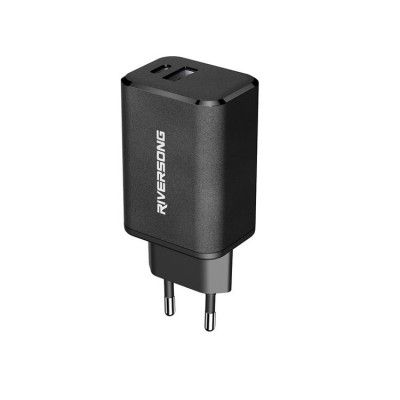 Riversong Väggladdare USB Till USB-C 65W PowerKub G65 - Svart