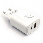 Rvelon Multiport 20W Strömadapter - USB-C & USB-A