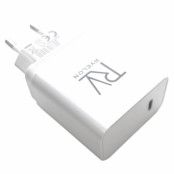 Rvelon USB-C Supersnabb Laddare 30W - Vit