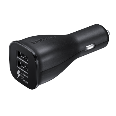 Samsung Dual Fast Car Charger Usb-C - Svart