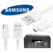 Samsung Original USB-C Kabel - EP-DG970BWE - Vit - Kablar - Laddare - 1m kabel för samsung USB-C Mobiler