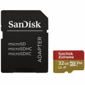 Sandisk 32GB Minneskort MicroSDHC Extreme med Adapter - GoPro