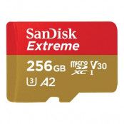 SANDISK EXTREME MICROSDXC 256GB W/ SD ADAPTER 160MB/S