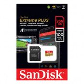 SANDISK EXTREME+ MICROSDXC 256GB W/ SD ADAPTER 170MB/S
