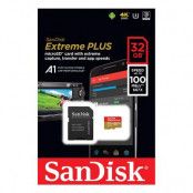 SANDISK EXTREME PLUS MICROSDHC 32GB UHS-I CARD W ADAPTER