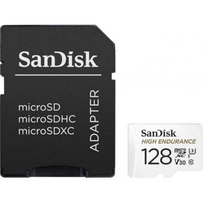 Sandisk Minneskort microSD 128GB 100MB/s med Adapter