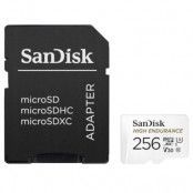 Sandisk Minneskort microSD 256GB 100MB/s med Adapter