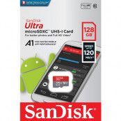 SanDisk Ultra 128GB microSDXC UHS-I Class 10 120MB/s + Adapter