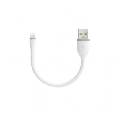 Satechi Flexibel Lightning-kabel 15 cm - Vit