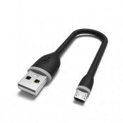 Satechi Flexibel Micro-USB kabel - 15 & 25 cm - Vit