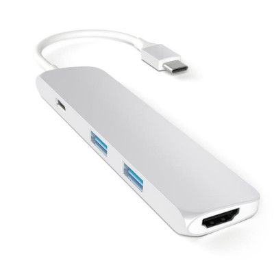 Satechi Slim USB-C MultiPort Adapter med 4K HDMI videoutgång - Silver