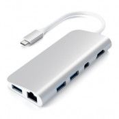 Satechi USB-C Multimedia Adapter 4K HDMI / Mini DisplayPort - Silver