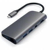 Satechi USB-C Multimedia Adapter - Grå