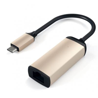 Satechi USB-C to Gigabit Ethernet Adapter - Grå