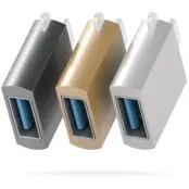 Satechi USB-C to USB-A 3.0 Adapter - Grå