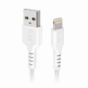 SBS USB-A - Lightning Kabel 1m - Vit
