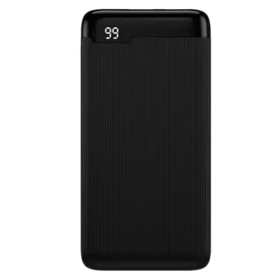 Setty Powerbank 10000 mAh LCD SPBL-10 - Svart