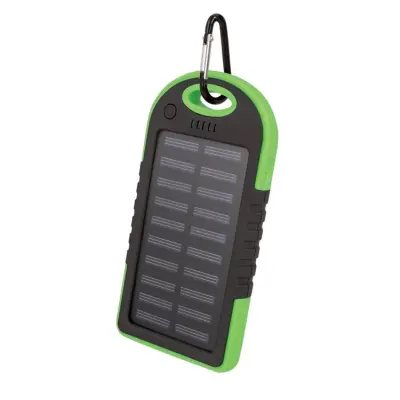 Setty Powerbank 5000 mAh Solar - Grön