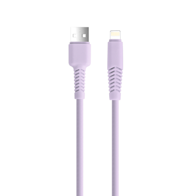 Setty USB Till Lightning 1.5m Kabel 2.1A KSA-L-1.529 - Lila