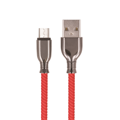 Setty USB Till MicroUSB 1m Kabel 3A FC-M - Röd