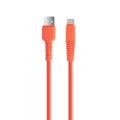 Setty USB Till USB-C Kabel 1.5 m 2.1A KSA-C-1.5210 - Orange